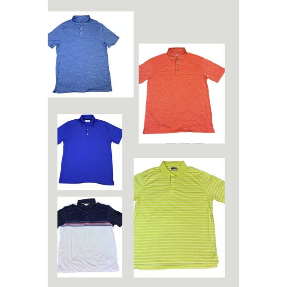 Men's Golf Polo Bundle - Variety of Brands - Size Large - Picture 1 of 6